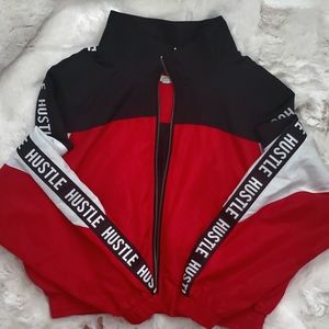 Hustle collection colour block windbreaker